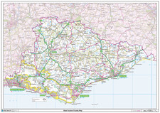 East Sussex Ceremonial County Map, County Map of East Sussex