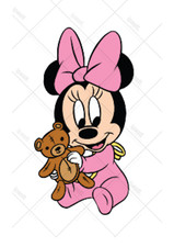 Pre Cut Disney Baby Minnie