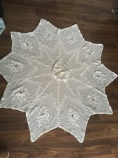 Vintage Handmade linen crochet