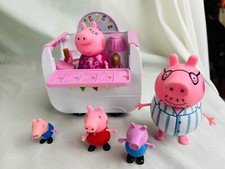 Peppa Pig Family & Ice Cream Van/trailer Lot Mummy Baby Daddy Etc