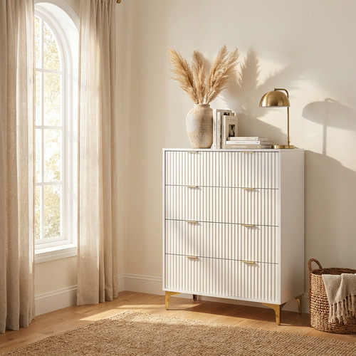 Miami ridged drawer fluted - 3+2,