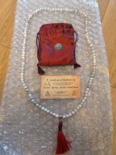 Genuine Howlite Buddhist Mala Beads | Blessed by Monks