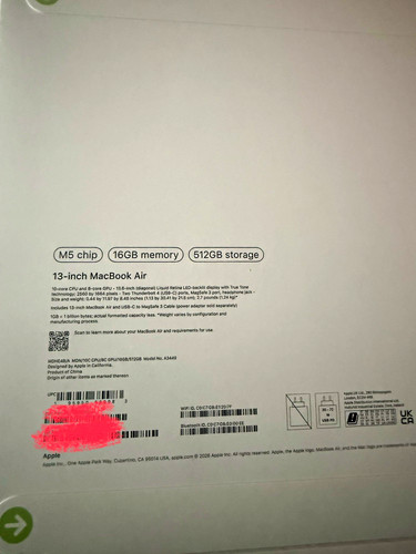 Apple macbook air - air, m5
