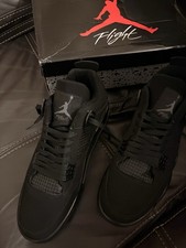 Nike Jordan 4 Black Cats Size