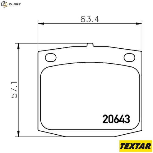 Brake pad set - brake, disc
