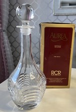 BNIB ROYAL CRYSTAL ROCK CARAFE, “AUREA” Decanter With Stopper