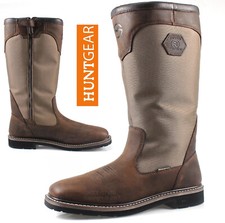 Magellan Outdoors Waterproof Leather Landman Snake Hunting Boots Bite Shield Sz