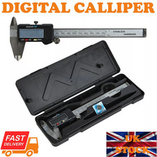150mm 6" Stainless Steel Digital Vernier Caliper Micrometer Electronic Tool +Box