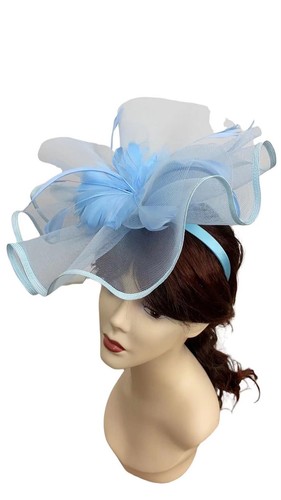 Large headband flower hat - headband,