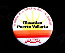 PSA Vintage Button A SMILE IS