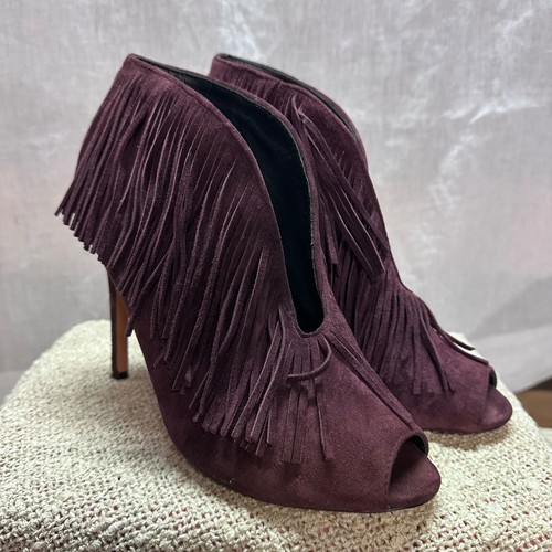 Vince comuto plum - suede, fringe