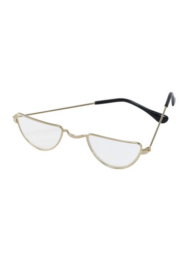 Half moon glasses costume - half,