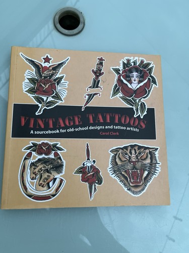 Vintage tattoos book - book, a