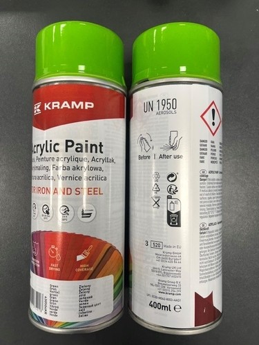 Kramp new merlo green paint - new,