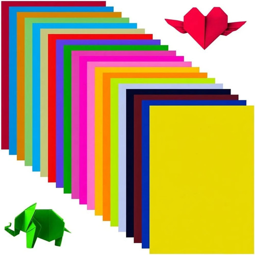 100 sheets coloured paper - paper,, a4