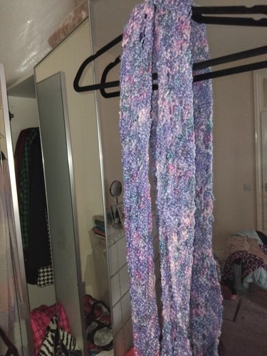 Women hand knitted purple - hand-,