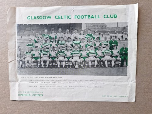 Celtic memorabilia 1964 65 - -, 1964-65