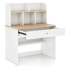 Home School Students Learning Workstation Study Desk with Storage