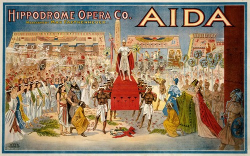Th16 vintage aida opera - aida,