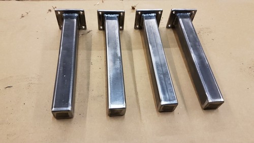 Box steel metal legs - steel,