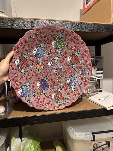Handmade kutahya ceramic - ceramic, plate