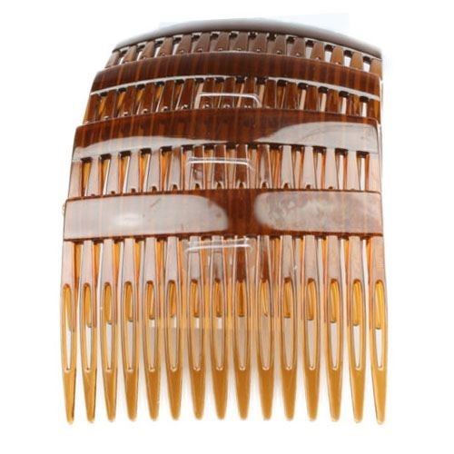 7cm hair combs - slides, black