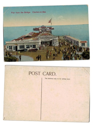 Vintage postcard pier from - -,