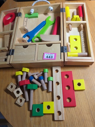Wooden tool box - box, carrycase