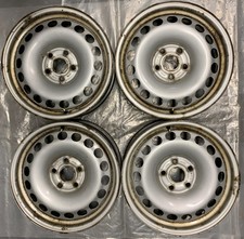 4 Original VW Steel Rims