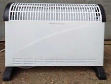 White 2KW Argos Free Standing Home  Portable Convector Radiator Heater