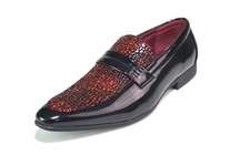 MENS BLACK SLIP ON SHOES GENTS