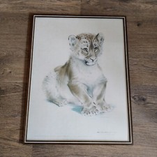 Lion cub . Ralph Thompson Original Limited edition Print 244/1000 Signed