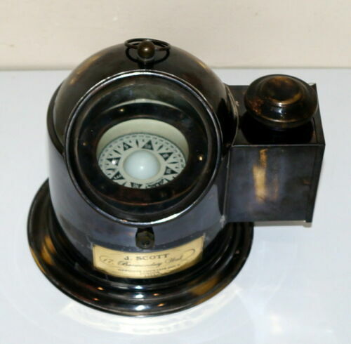 Nautical brass binnacle gimbal - nautical,