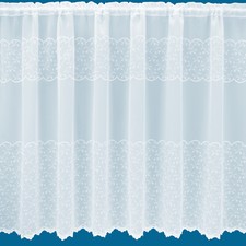 Eliza White Embroidered Sheer