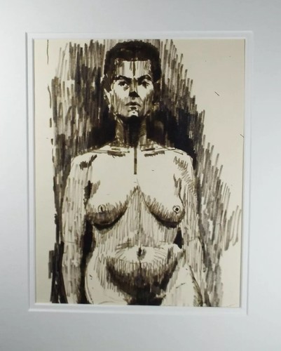 Original black pen drawing - original,
