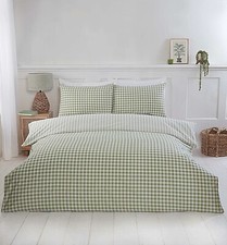 Gingham Check Reversible Duvet