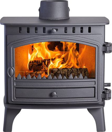 Hunter herald stove glass 1 - herald,