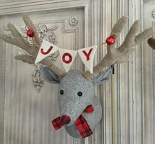 Christmas Reindeer Head Wall