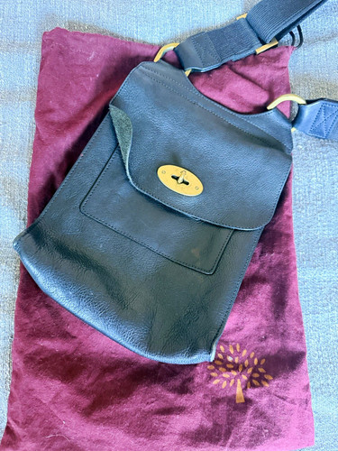 Mulberry antony black - black, leather