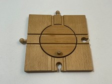 Wooden BRIO 4 Way Turntable