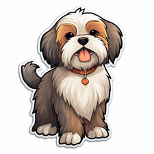 Havanese Car Sticker Dog