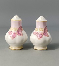 Royal Albert Zandra Rhodes My Favorite Things Salt & Pepper Cruet Pots - Rare!