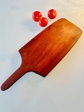 Mid-Century Danish Teak Serving/Cutting Board with Handle