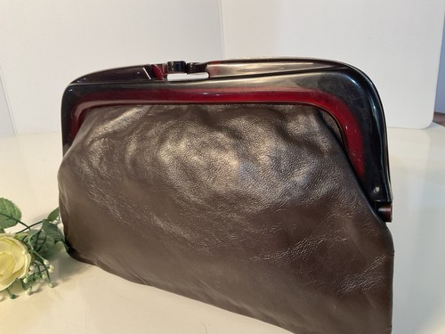 Vintage italian brown leather - italian,