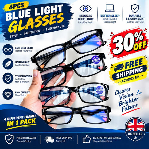 4pcs reading glasses mens - reading,