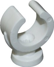 Unifix Trade-Fix Snap In Open Pipe Clips Single White 22mm Choose Quantity