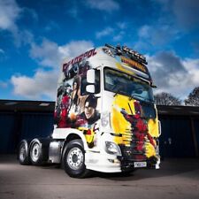 TEKNO 76224 DAF XF SPACE CAB TRACTOR SOLO 6X2 HAWKINS LOGISTICS (UK) MINT BOX