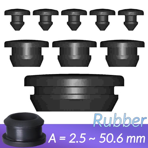 Black snap hole plug - snap-on,