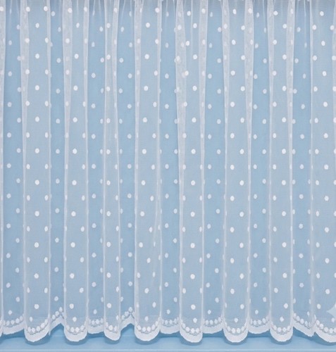 Modern net curtains dotted - curtains, -dotted