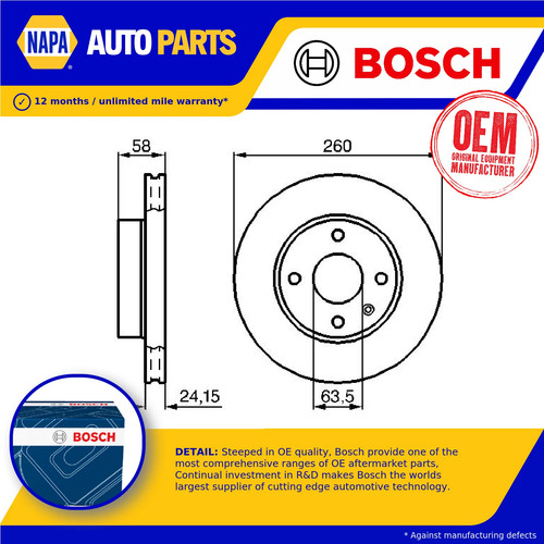 Brake discs pair vented - brake,